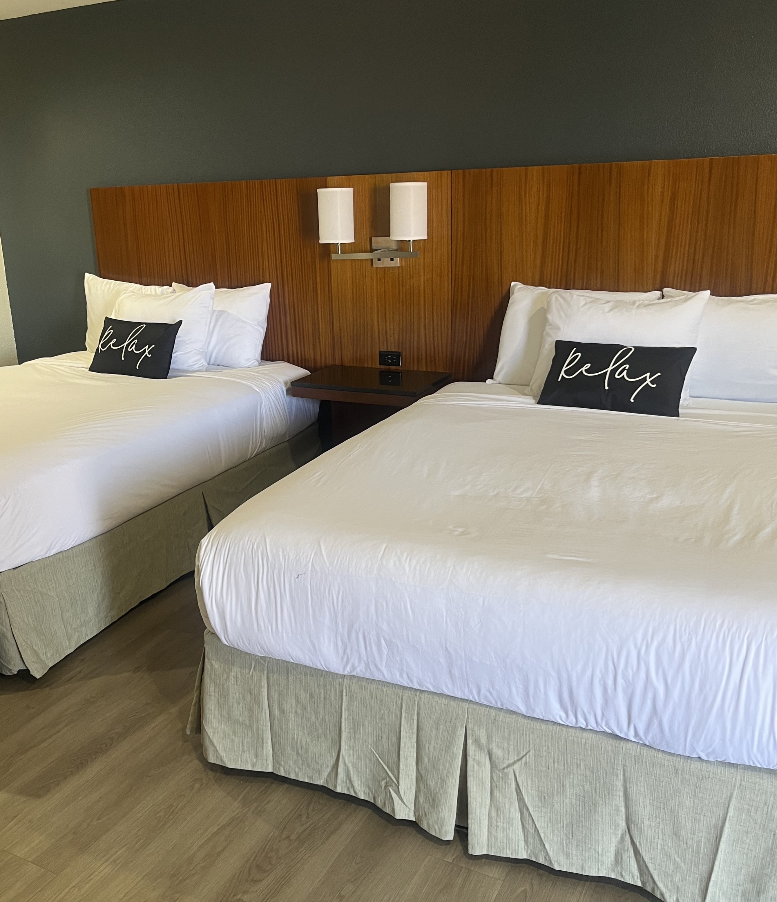 Double queen room interior view